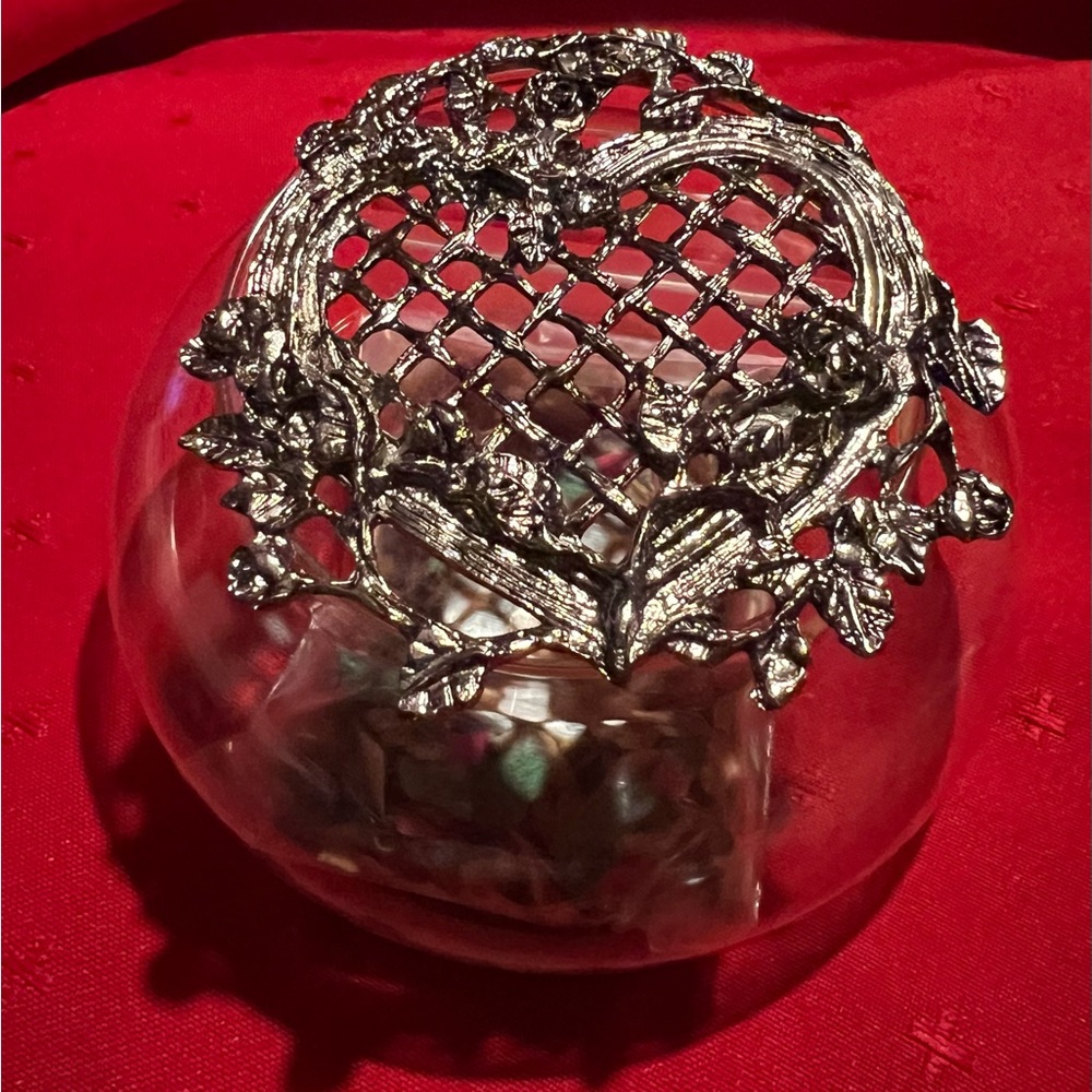 Vintage 1987 METZKE POTPOURRI glass